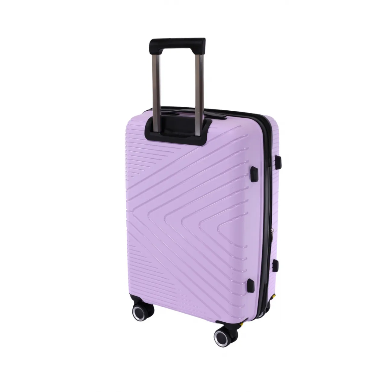 Чемодан полипропилен Pride PP202 сиреневый L (большой) купить с доставкой