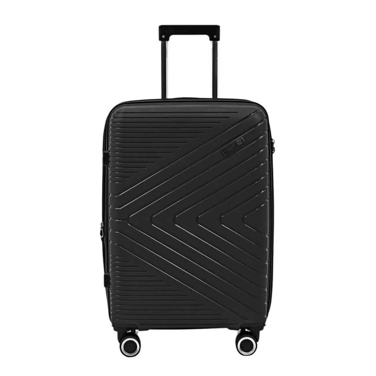 Чемодан полипропилен Pride PP202 черный S (ручная кладь) купить с доставкой