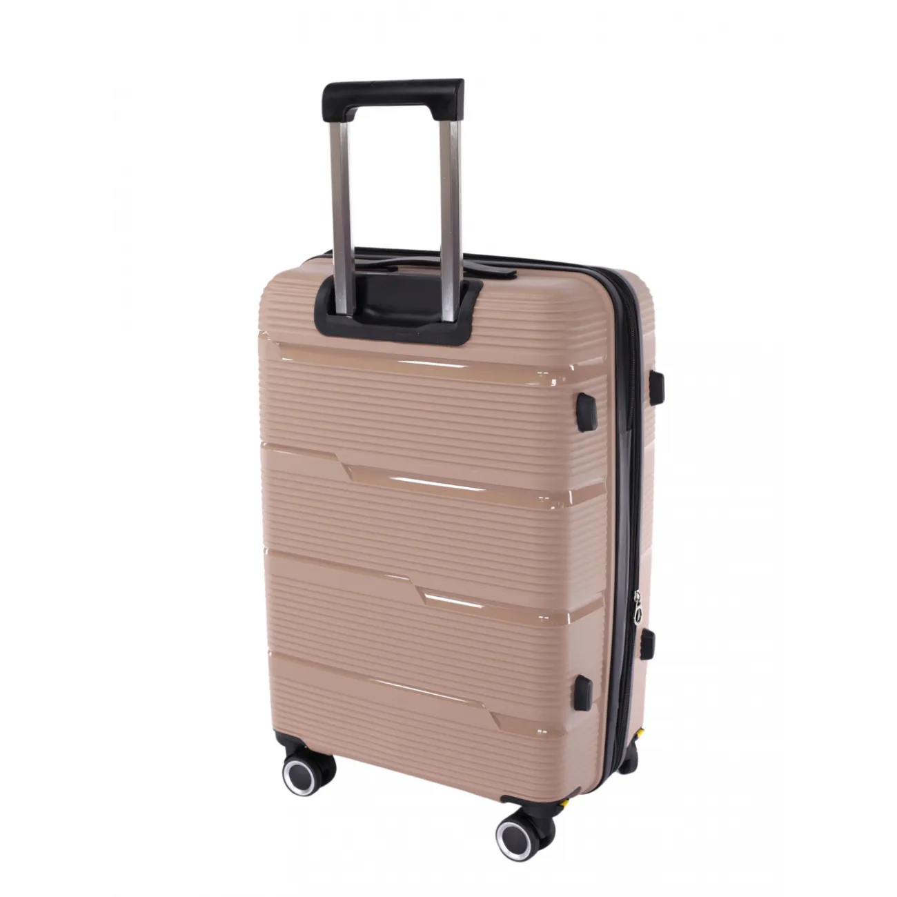 Чемодан полипропилен Pride PP203 капучино S  (ручная кладь) купить с доставкой