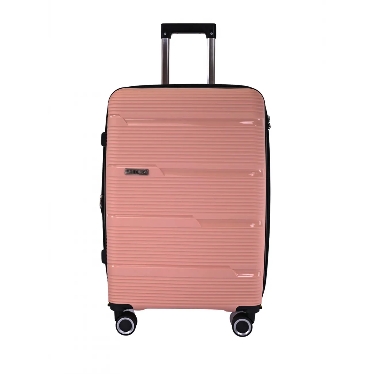 Комплект чемоданов полипропилен Pride PP203 пудровый (S, M, L) купить с доставкой