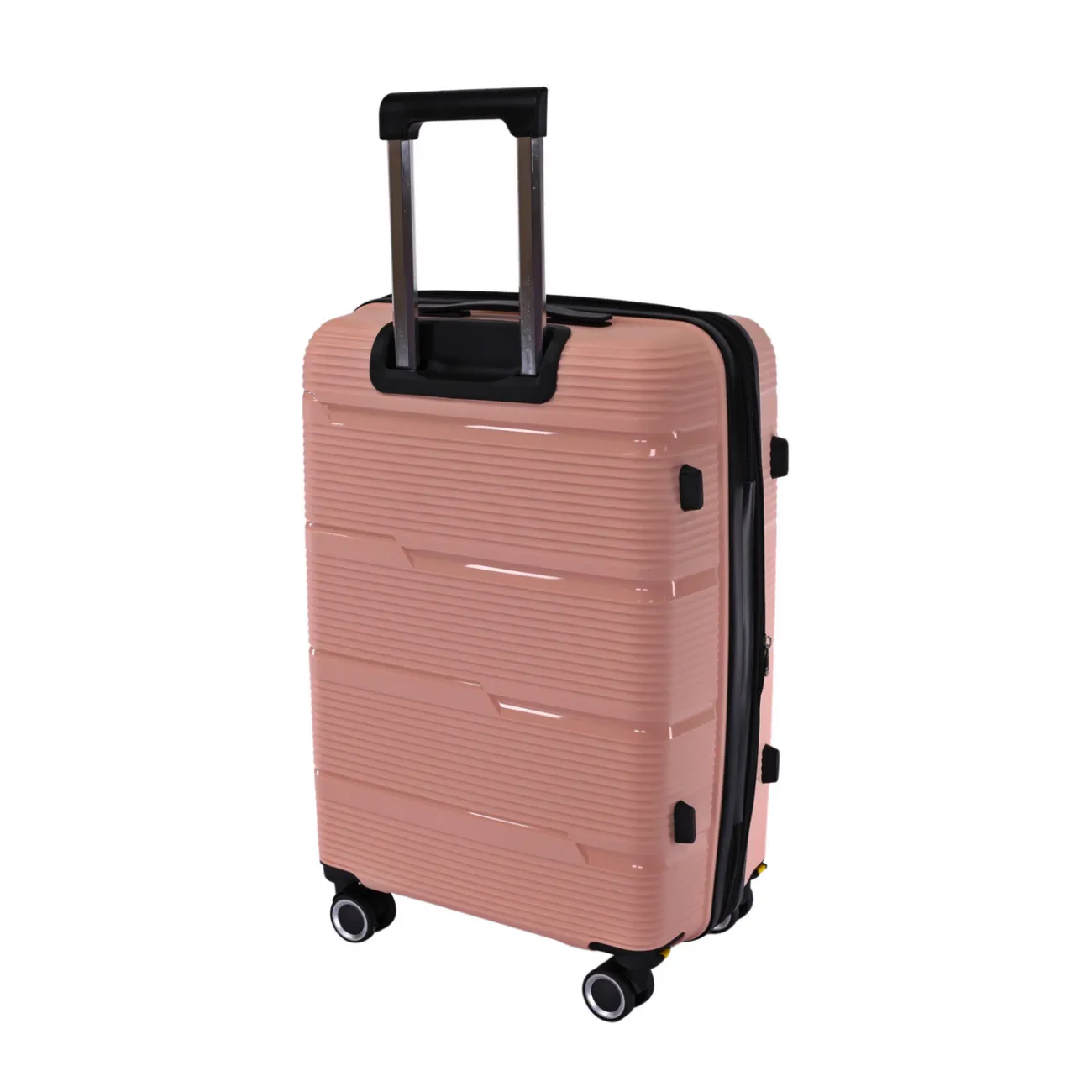 Чемодан полипропилен Pride PP203 пудровый M (средний) купить с доставкой