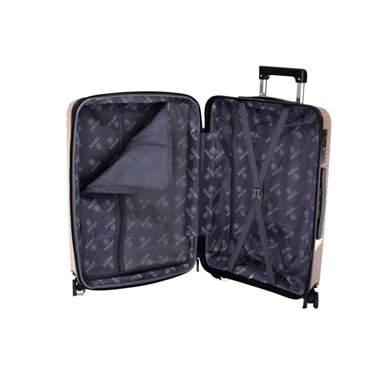 Чемодан полипропилен Pride PP203 синий L (большой) купить с доставкой