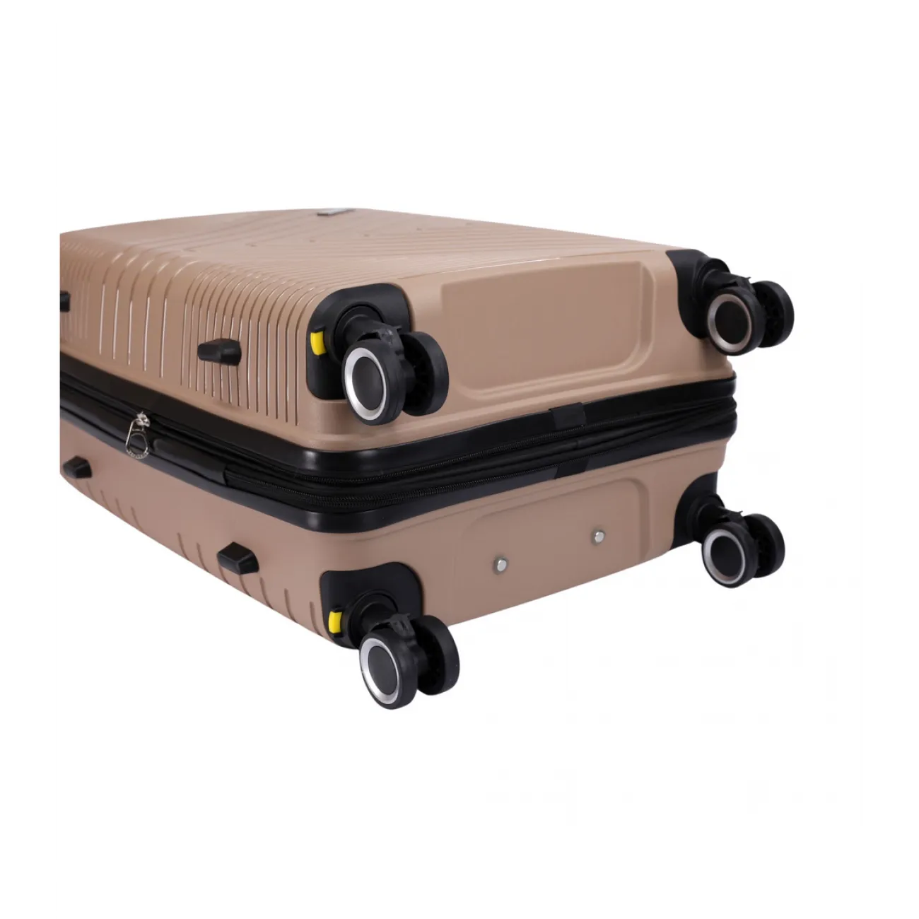 Чемодан полипропилен Pride PP204 пудровый S+ (малый+) купить с доставкой