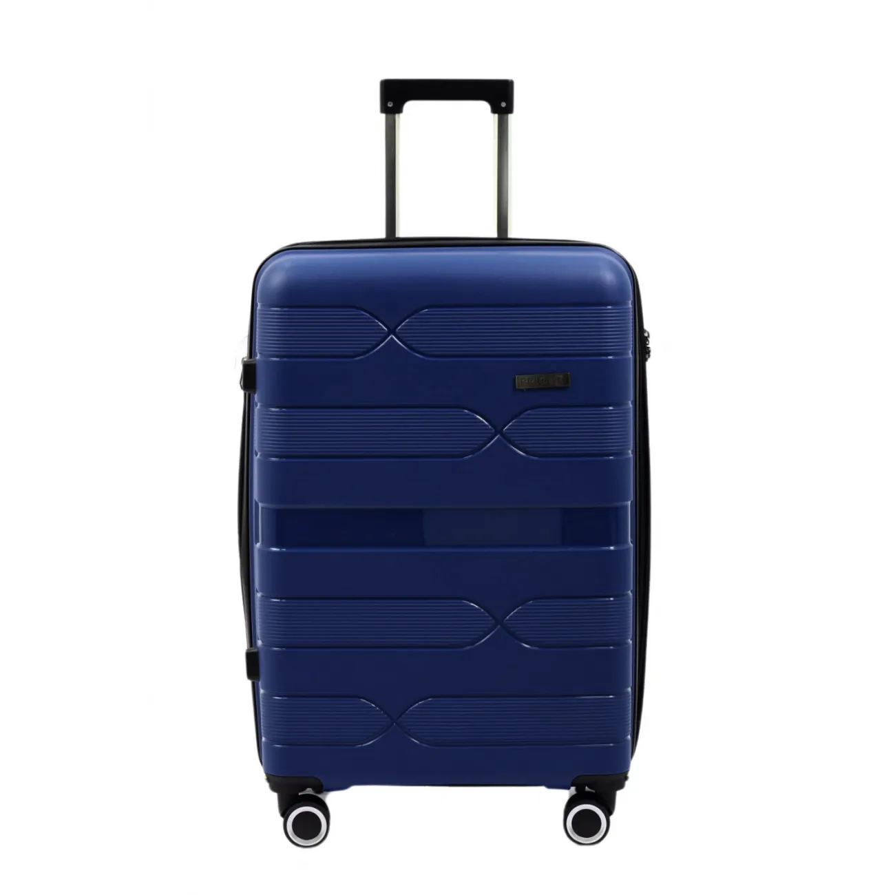 Чемодан полипропилен Pride PP204 синий ХL (большой+) купить с доставкой