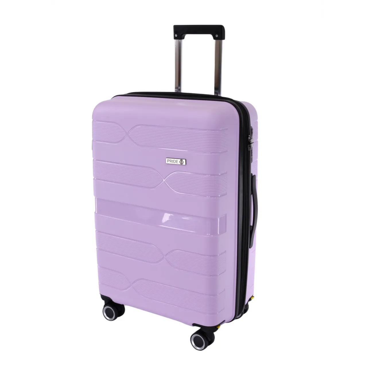 Комплект чемоданов полипропилен Pride PP204 сиреневый (S+, M+, ХL) купить с доставкой