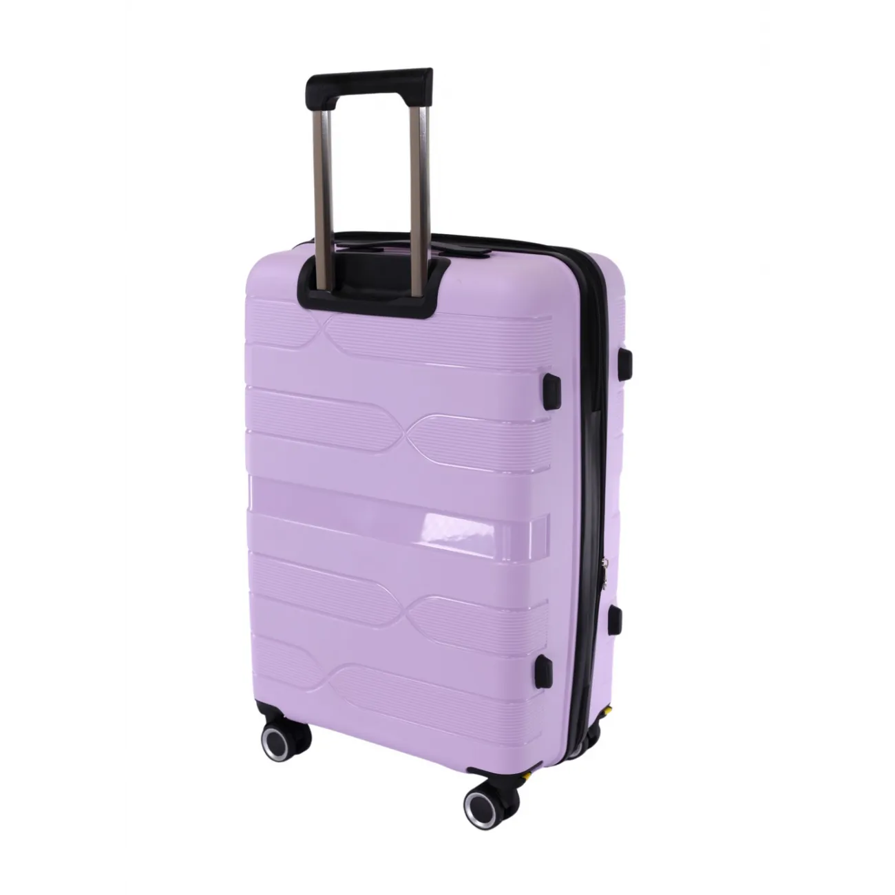 Чемодан полипропилен Pride PP204 сиреневый ХL (большой+) купить с доставкой