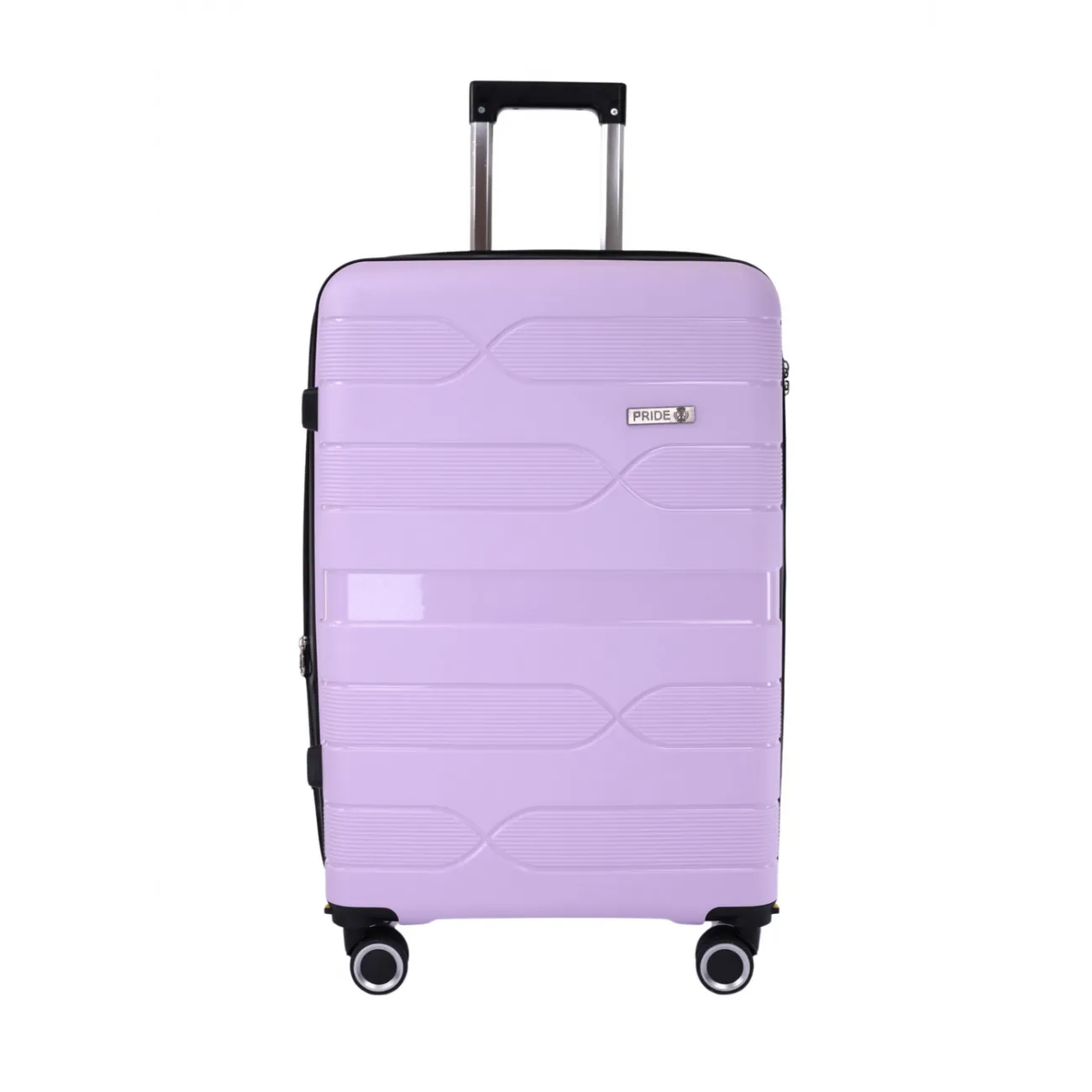 Комплект чемоданов полипропилен Pride PP204 сиреневый (S+, M+, ХL) купить с доставкой