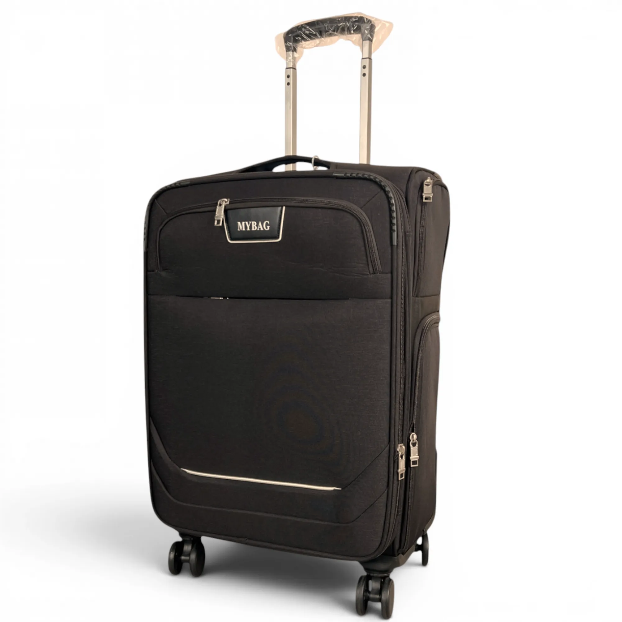 Чемодан MYBAG214 коричневый M (средний)