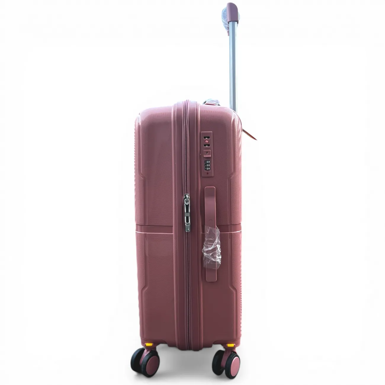 Чемодан  полипропилен Maleta PP-508 пудровый M (средний) купить с доставкой