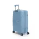 Чемодан  полипропилен Maleta PP-53 серо-голубой M (средний) купить с доставкой
