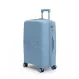 Чемодан  полипропилен Maleta PP-53 серо-голубой M (средний) купить с доставкой