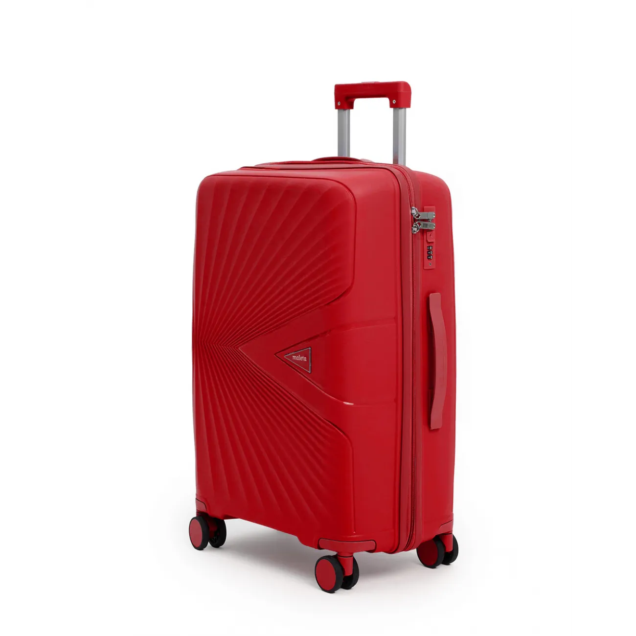 Чемодан  полипропилен Maleta PP-53 красный L (большой) купить с доставкой
