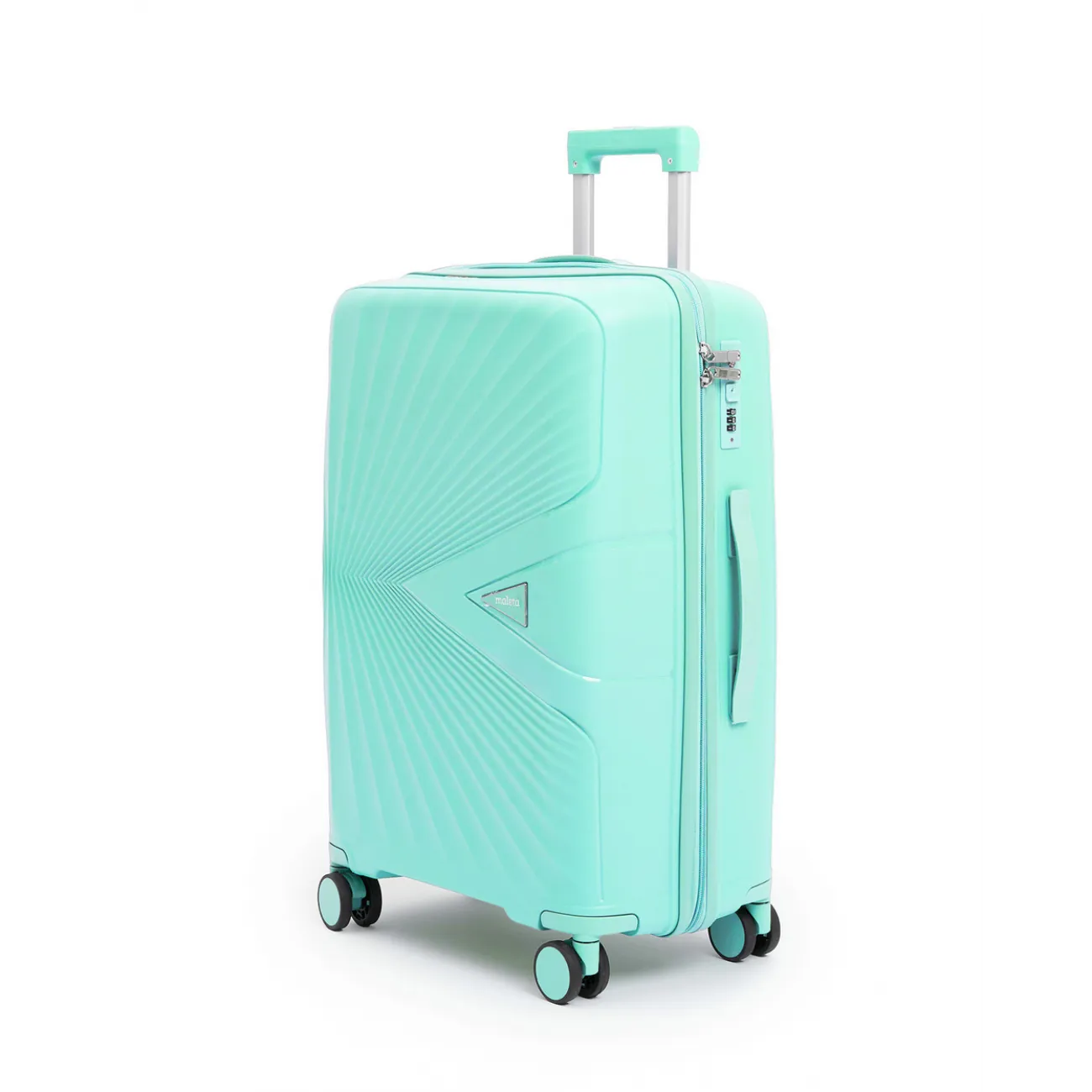 Комплект чемоданов  полипропилен Maleta PP-53 мятный (S, M, L) купить с доставкой