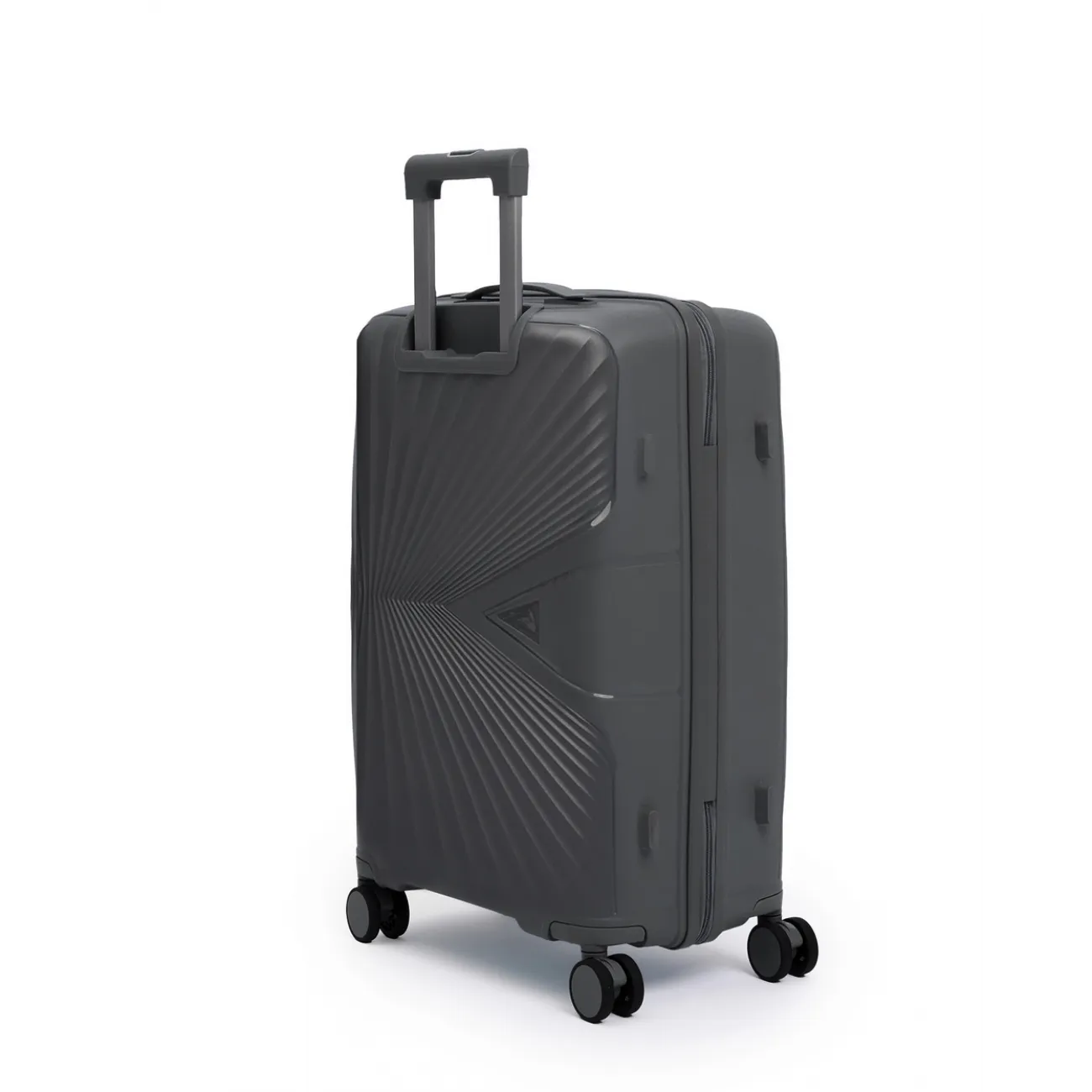 Чемодан  полипропилен Maleta PP-53 темно-серый M (средний) купить с доставкой