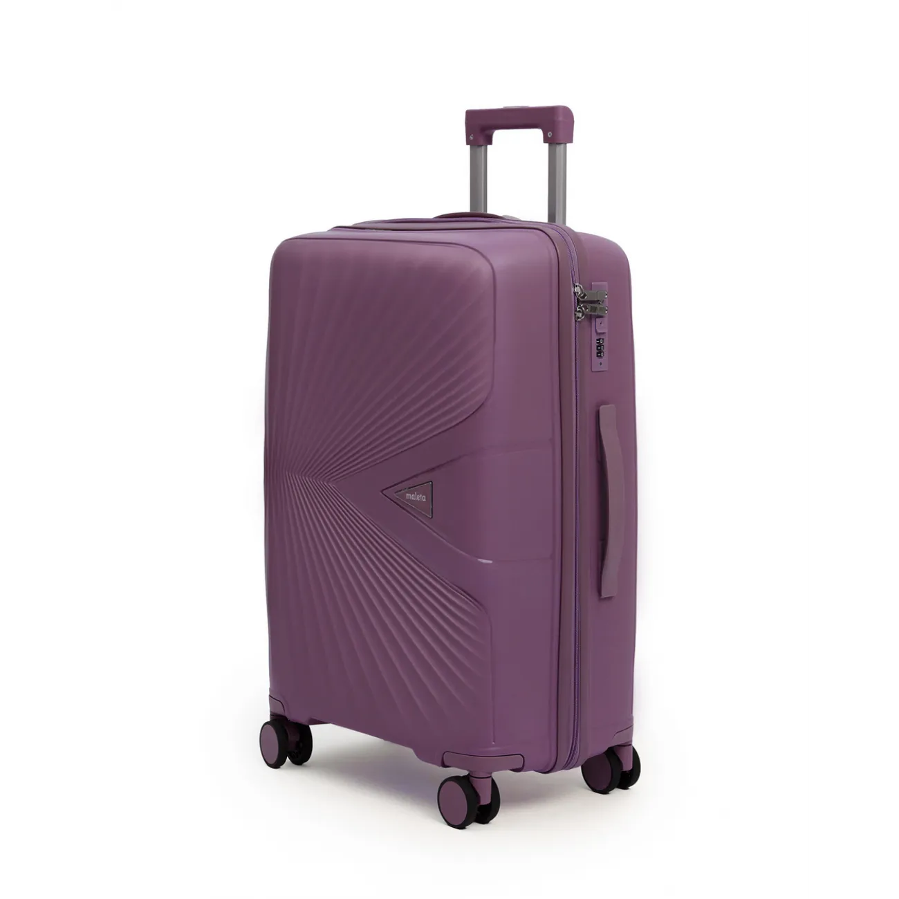 Комплект чемоданов  полипропилен Maleta PP-53 фиолетовый (S, M, L) купить с доставкой
