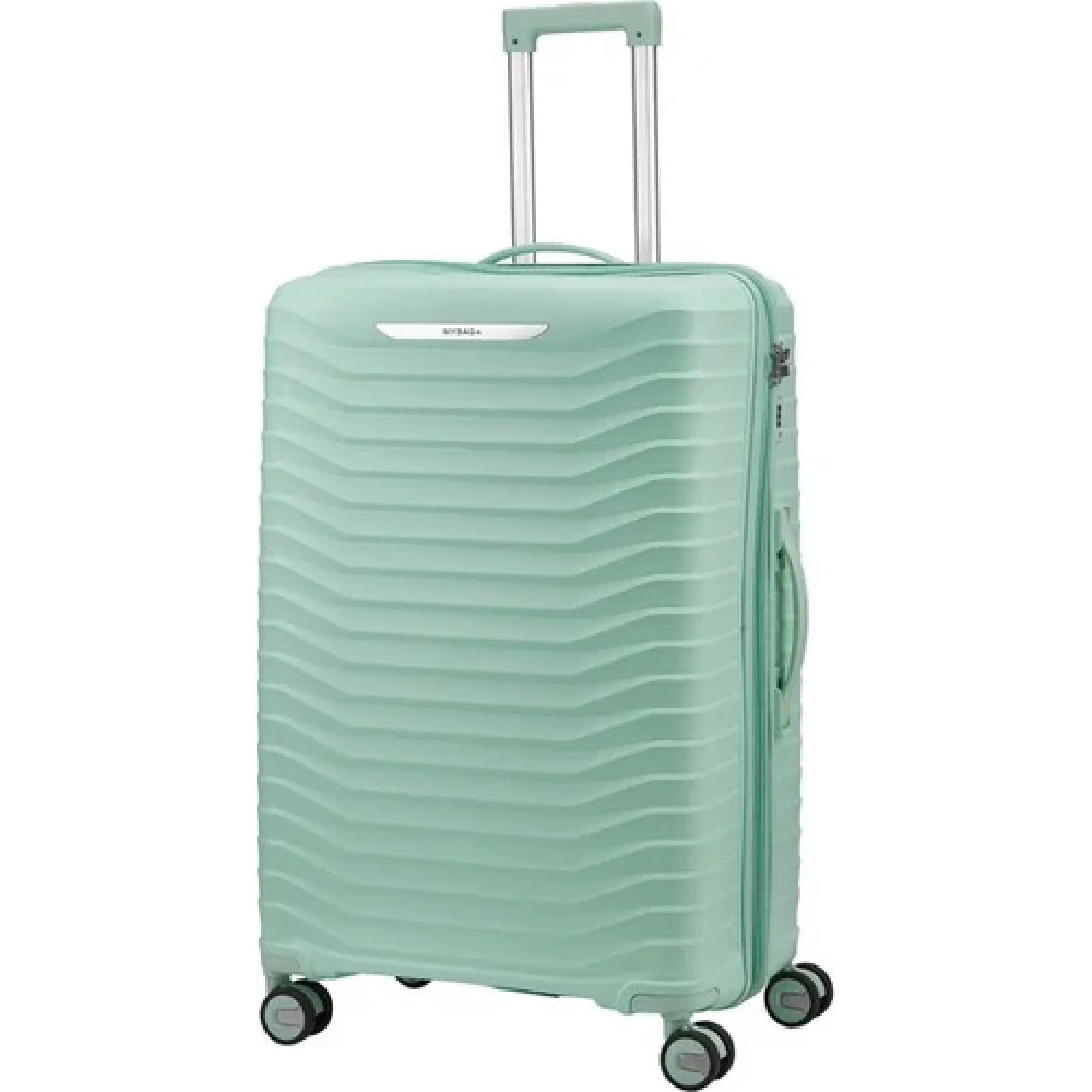 Чемодан полипропилен MYBAG PP803 мятный S (ручная кладь)