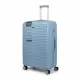 Чемодан полипропилен MYBAG PP812 голубой M (средний) купить с доставкой