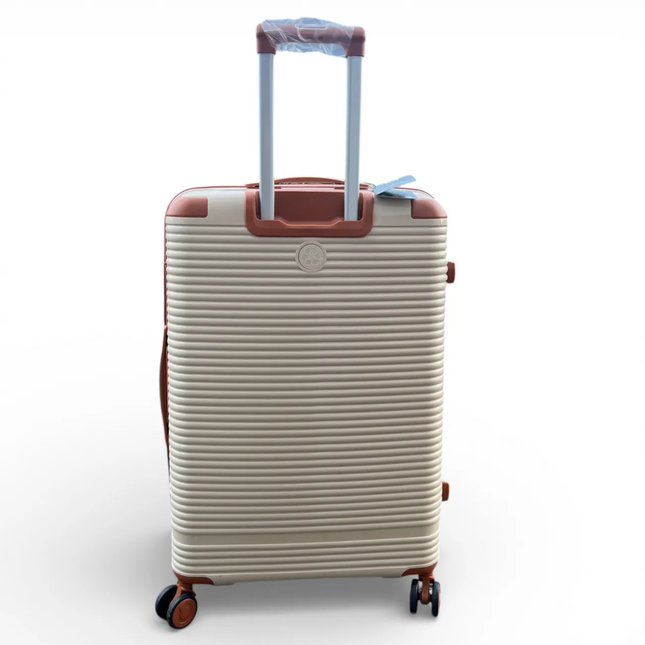 Чемодан полипропилен  MYBAG PP817 кофейный M (средний) купить с доставкой