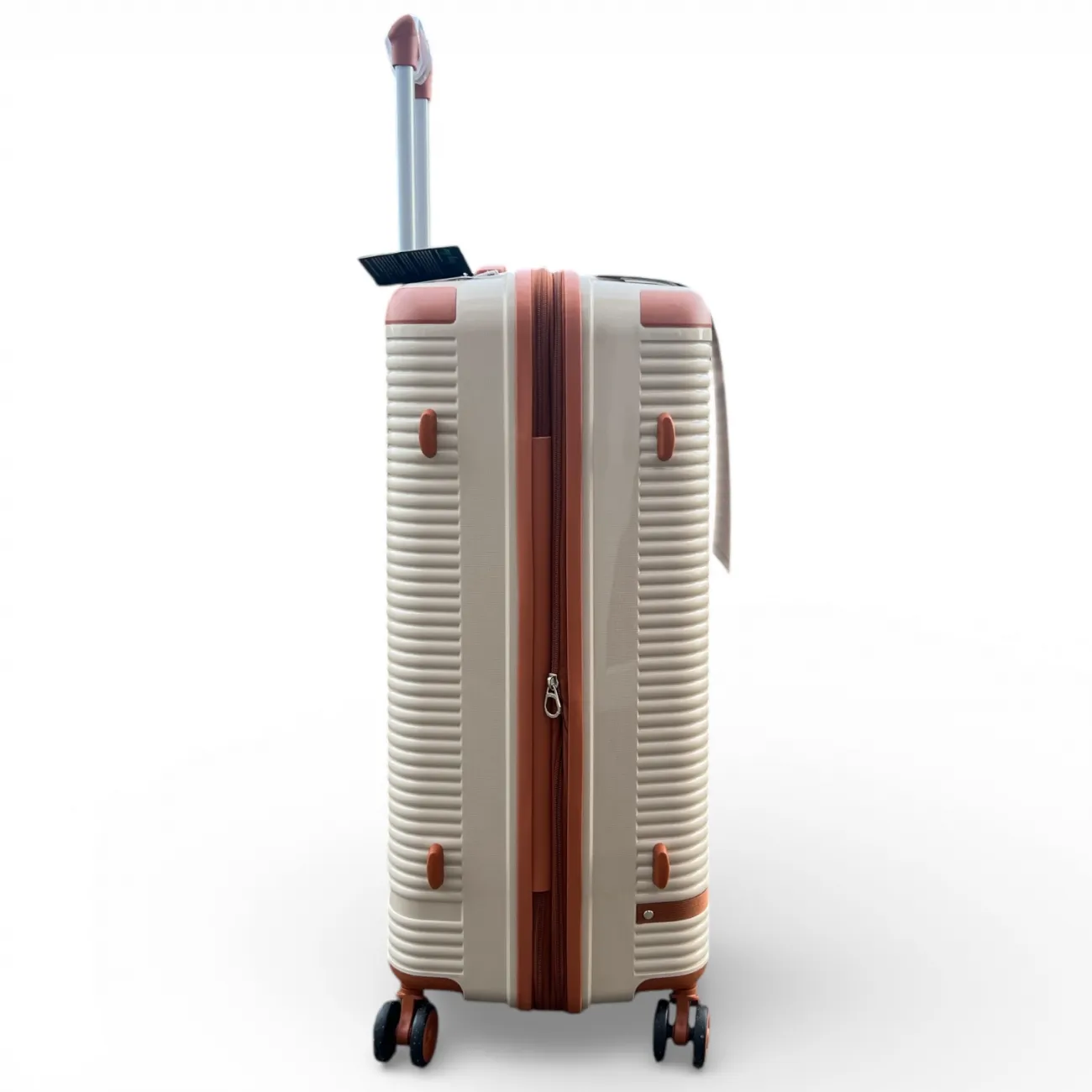 Чемодан полипропилен  MYBAG PP817 кофейный M (средний) купить с доставкой