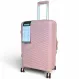 Чемодан полипропилен  MYBAG PP818 розовый L (большой) купить с доставкой