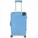 Комплект чемоданов полипропилен MYBAG PP818 голубой (S, M, L) купить с доставкой