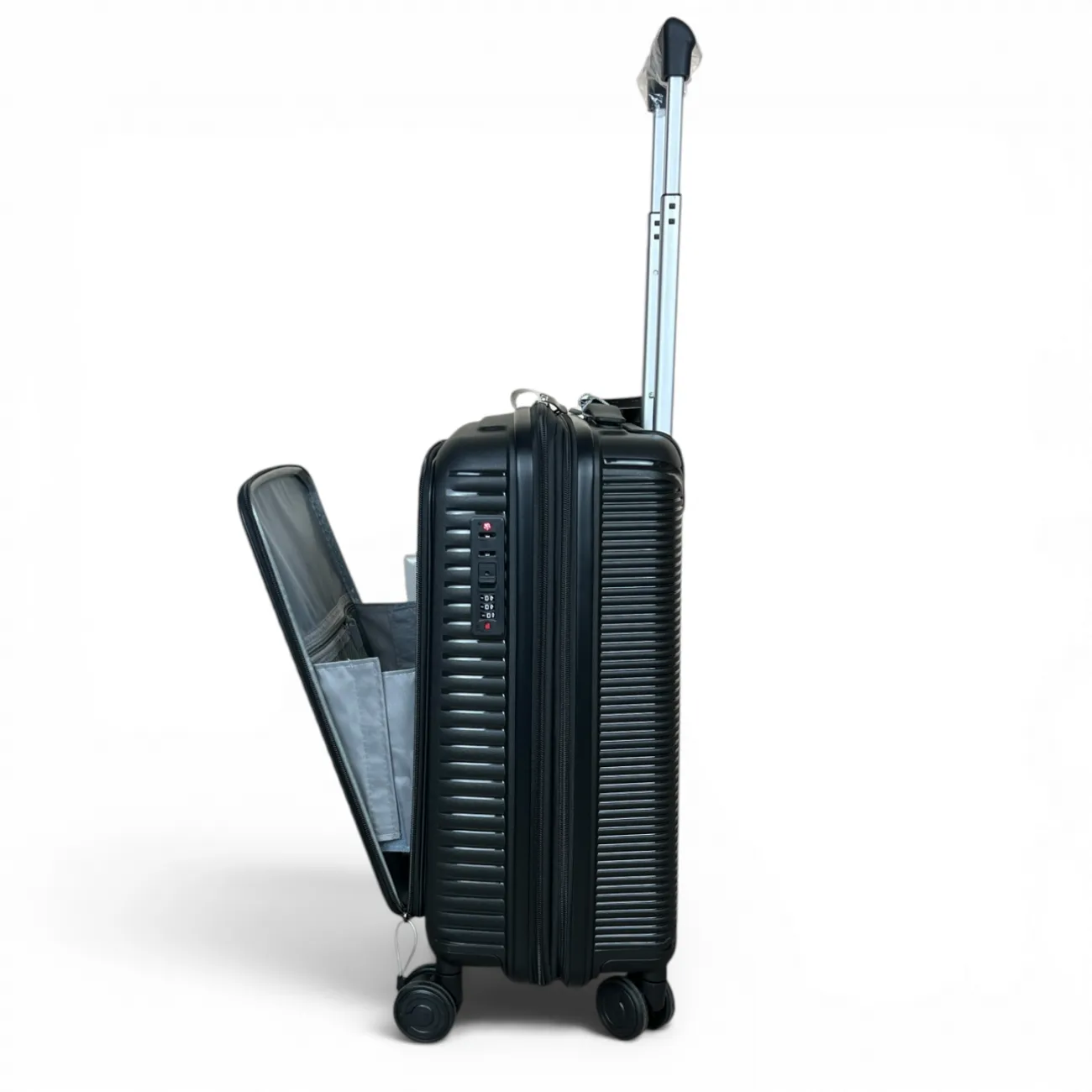 Чемодан полипропилен  MYBAG PP819 черный S (ручная кладь) купить с доставкой