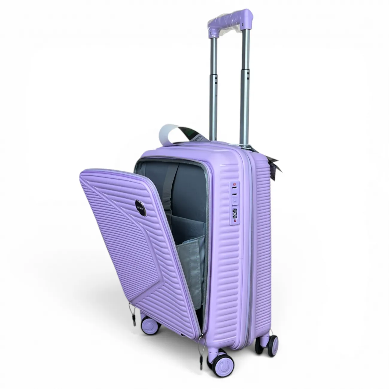 Комплект чемоданов полипропилен  MYBAG PP819 лавандовый (S, M, L) купить с доставкой