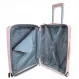 Чемодан полипропилен MYBAG PP818  розовый S (ручная кладь) купить с доставкой