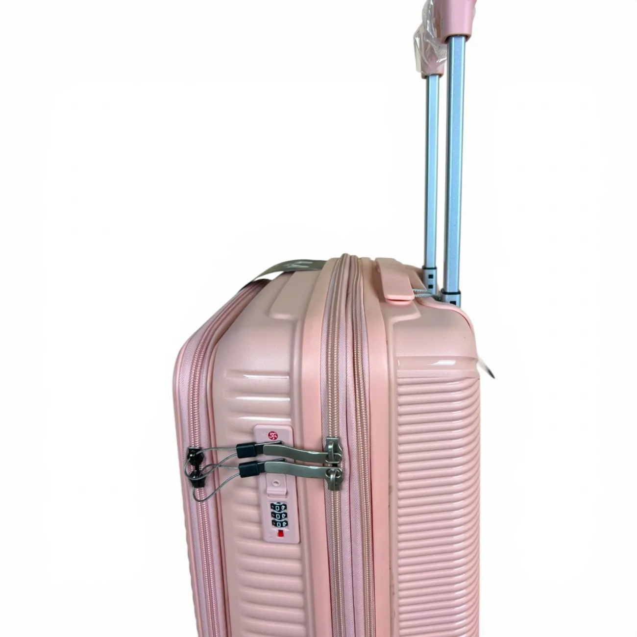Чемодан полипропилен  MYBAG PP819 светло-розовый S (ручная кладь) купить с доставкой