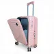 Чемодан полипропилен  MYBAG PP819 бежевый S (ручная кладь) купить с доставкой