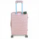 Чемодан полипропилен  MYBAG PP819 светло-розовый L (большой) купить с доставкой