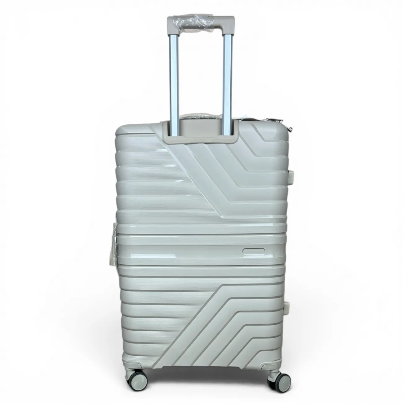 Чемодан полипропилен MYBAG PP823 бежевый L (большой) купить с доставкой