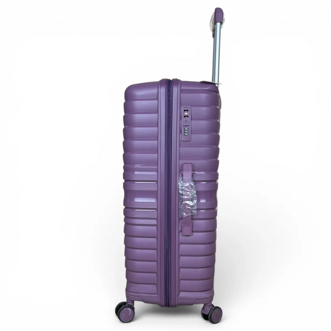 Чемодан полипропилен MYBAG PP823 темно-сиреневый L (большой) купить с доставкой