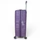 Чемодан полипропилен MYBAG PP823 темно-сиреневый L (большой) купить с доставкой