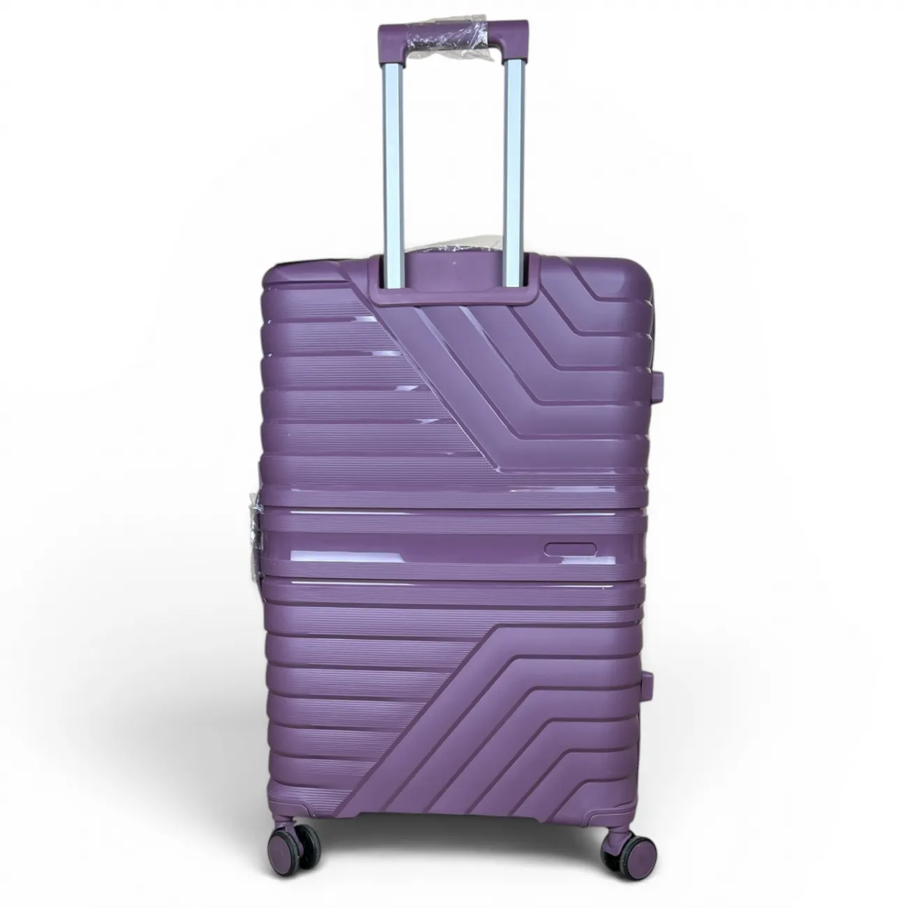 Чемодан полипропилен MYBAG PP823 темно-сиреневый L (большой) купить с доставкой