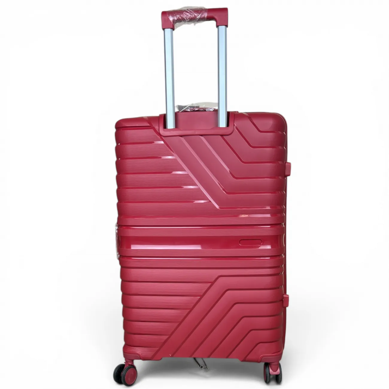 Комплект чемоданов полипропилен MYBAG PP823 бордовый (S, M, L, кейс) купить с доставкой