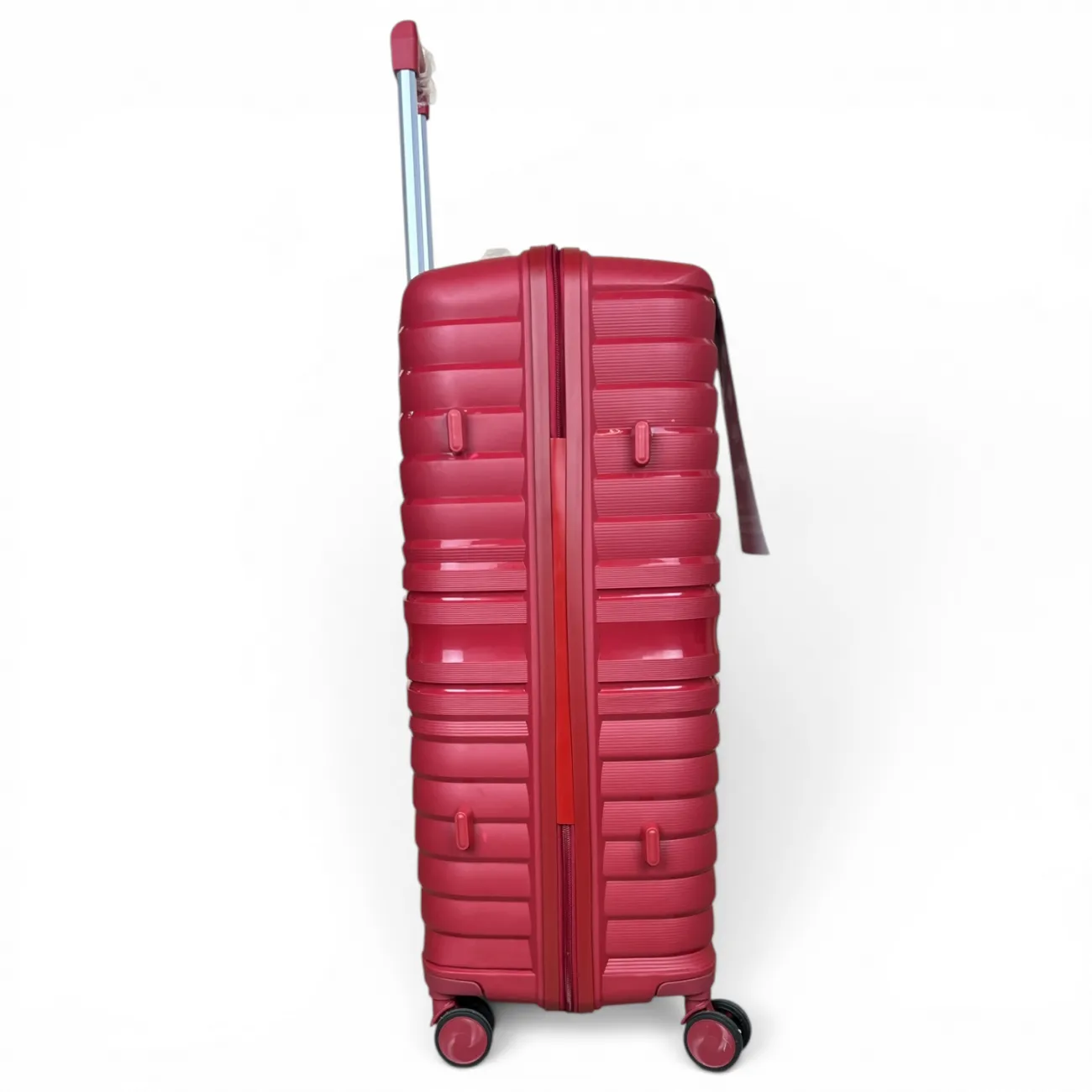 Комплект чемоданов полипропилен MYBAG PP823 бордовый (S, M, L, кейс) купить с доставкой