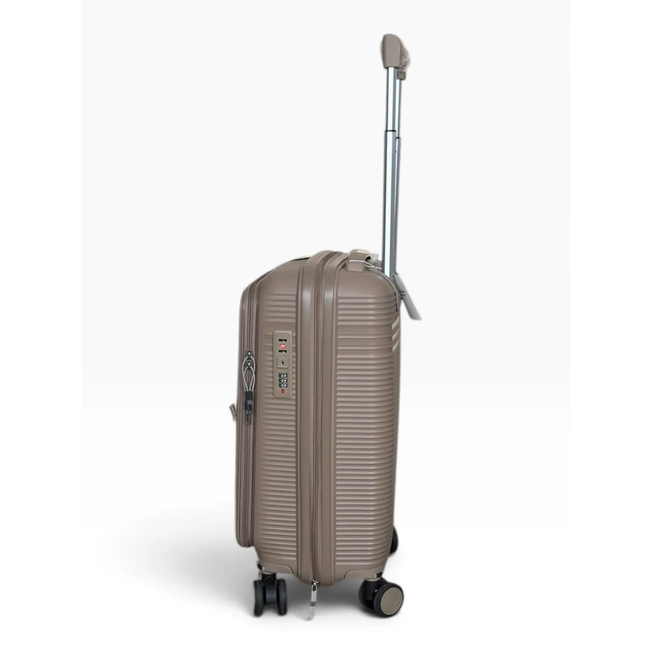 Комплект чемоданов полипропилен MYBAG PP824 бежевый SML+кейс (набор) купить с доставкой