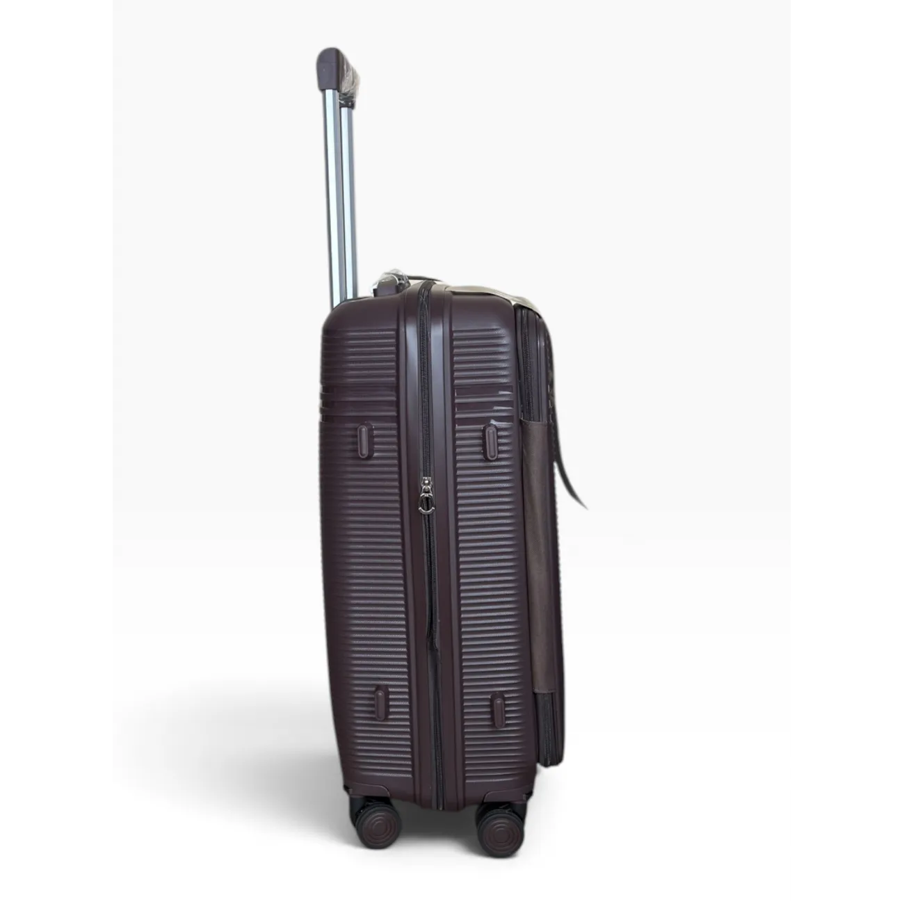 Чемодан полипропилен MYBAG PP824 коричневый M (средний) купить с доставкой