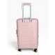 Чемодан полипропилен MYBAG PP824 розовый M (средний) купить с доставкой