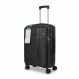 Чемодан полипропилен MYBAG PP824 черный M (средний) купить с доставкой